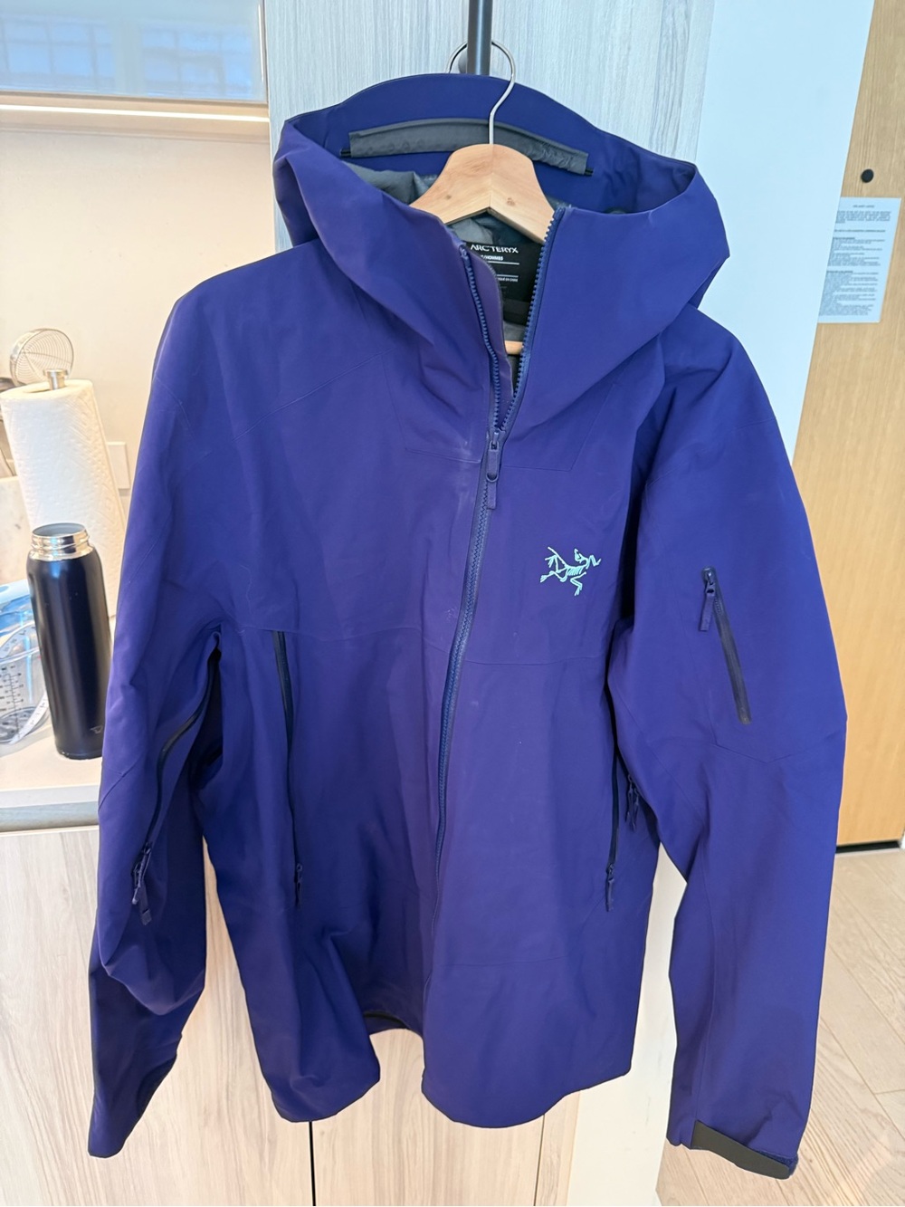 Arc'teryx Deep Purple Hooded Shell Jacket